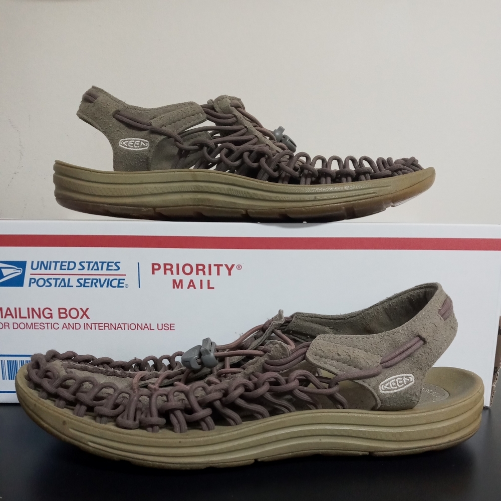Keen Uneek Brown Corded Sport Sandals Men’s Size 10.